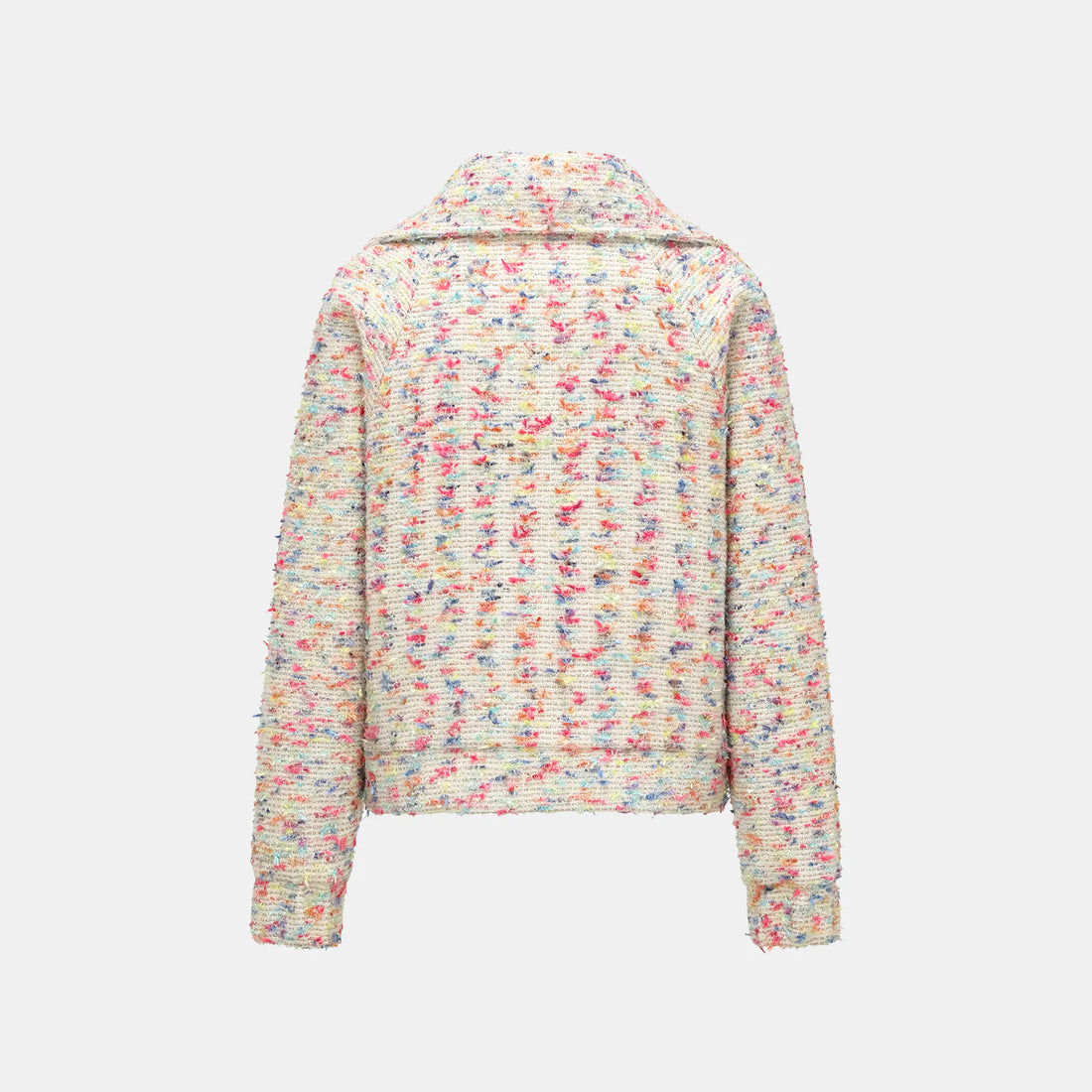 “Tokyo Hours” 花呢休閒大翻領上衣—白多彩