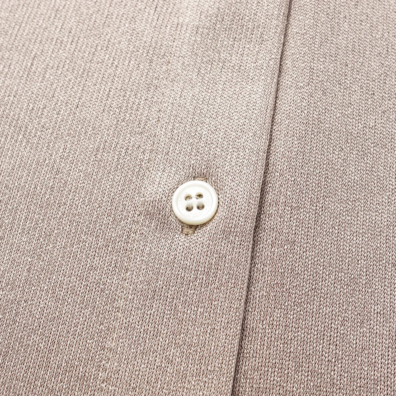 “Easy Go Chic” 醋酸針織面料Oversized 襯衫 — 咖啡