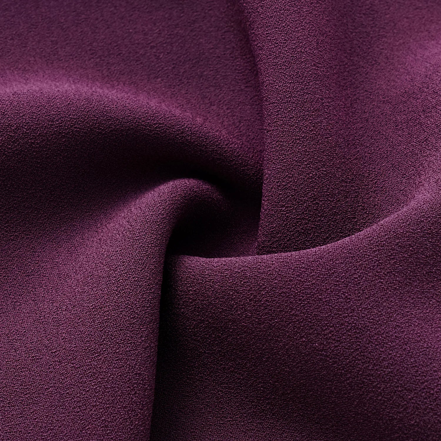 ”The Atelier.” 抗皺肌理醋酸高級訂製軟馬甲工藝高腰九分褲—葡萄紫