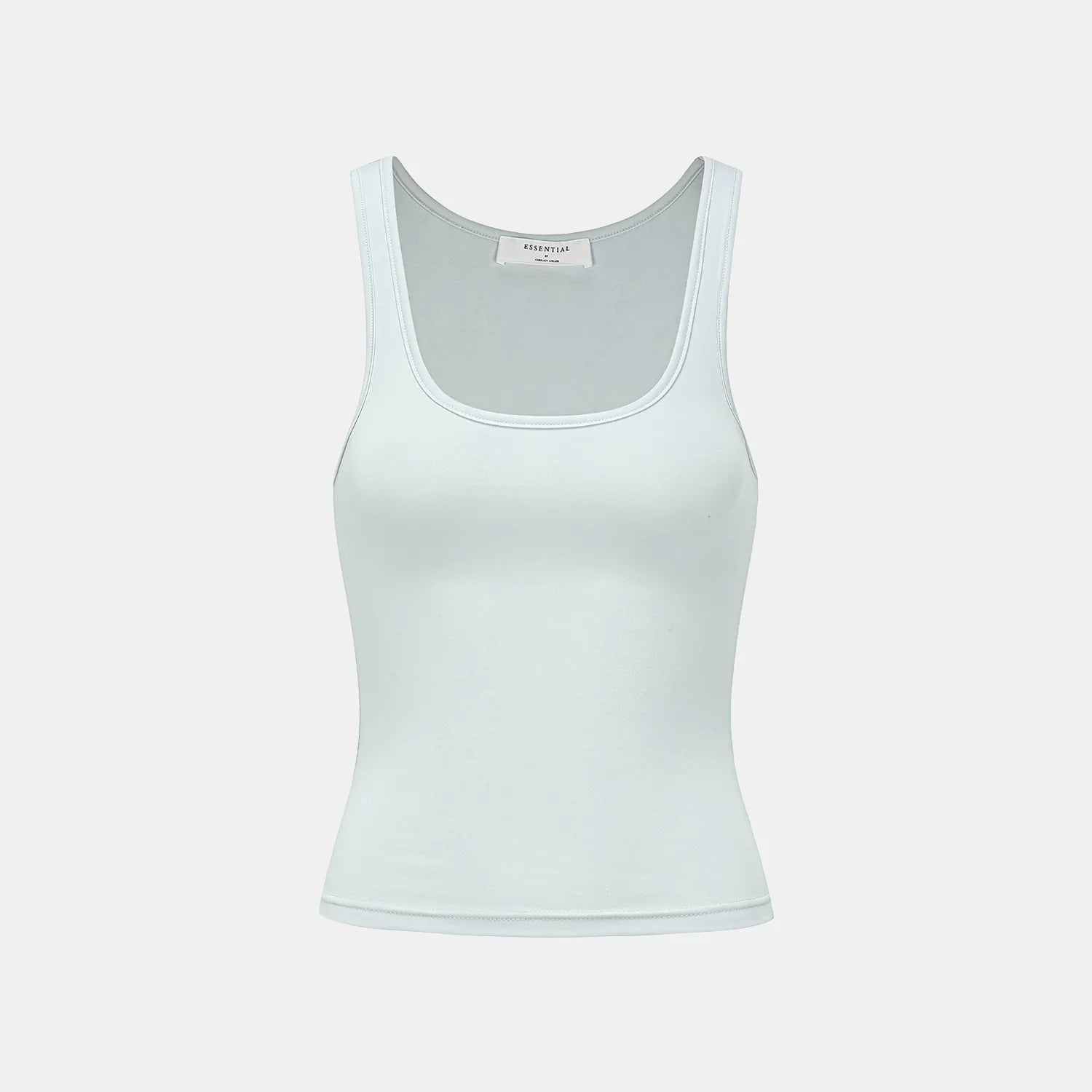 “精緻日常” 超柔莫代爾背心/直腿褲套裝— 天空藍