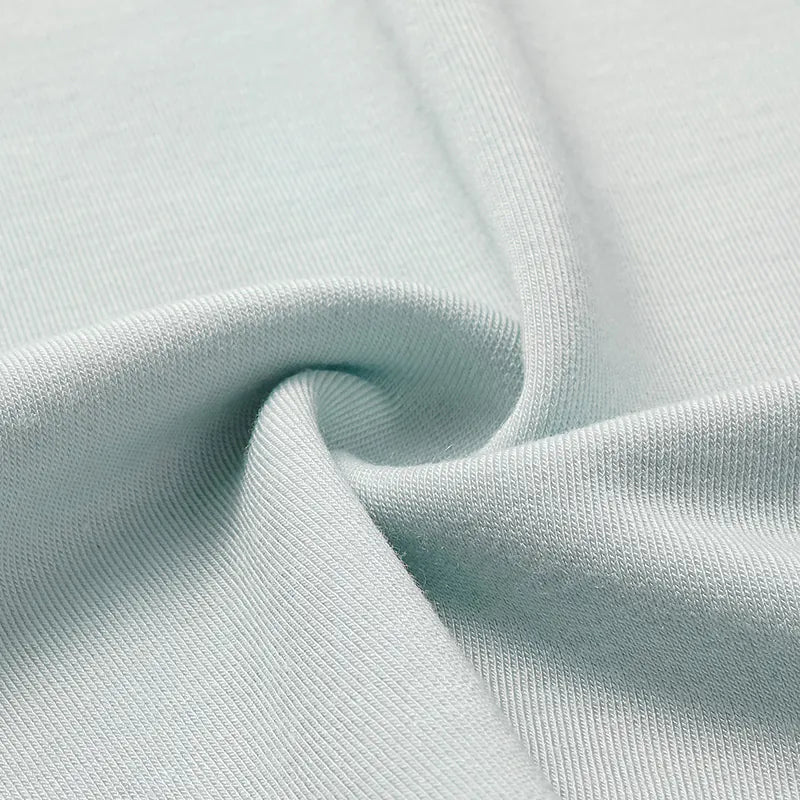 “精緻日常” 超柔莫代爾背心/直腿褲套裝— 天空藍