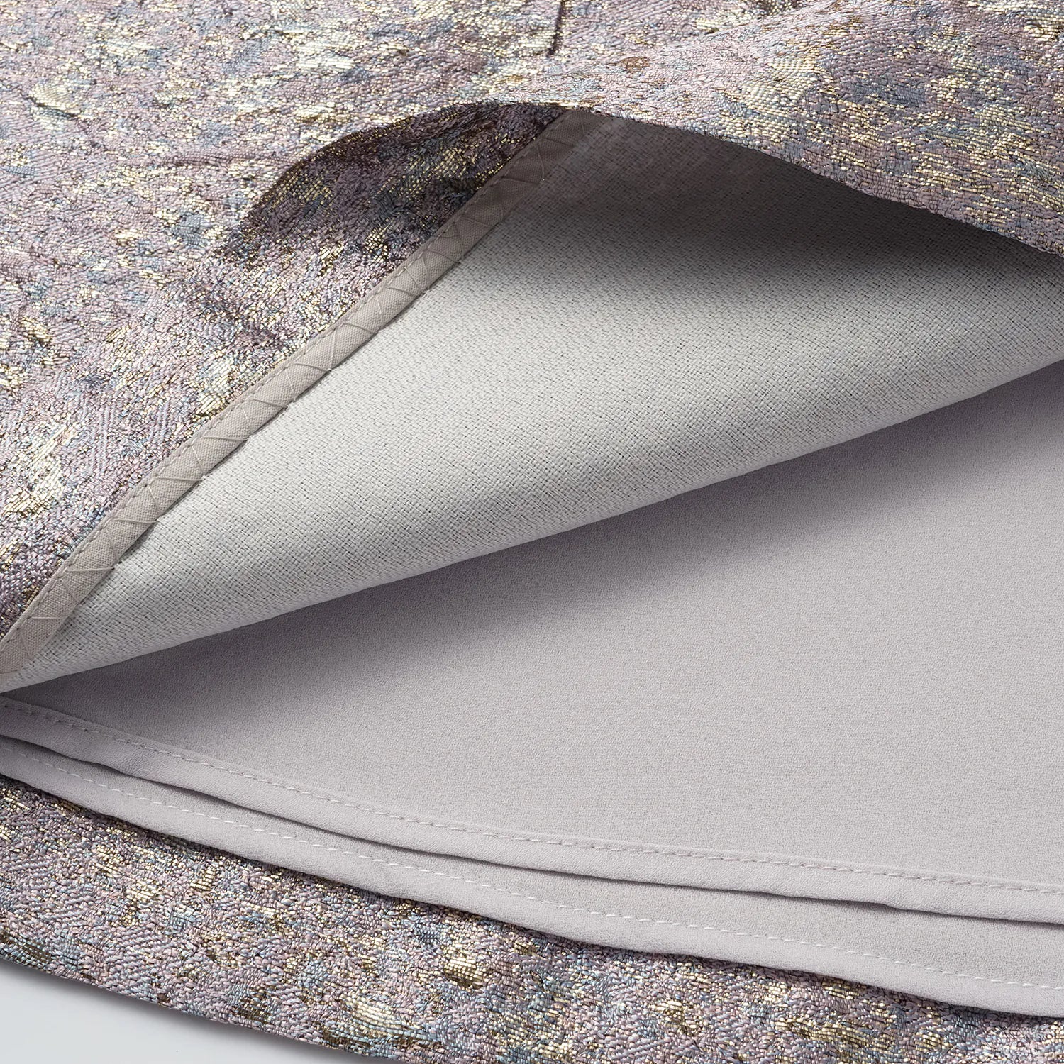 "Imperial Garden Gala" 義大利製提花面料新中式立裁輕國風短洋裝—紫藤繞翠