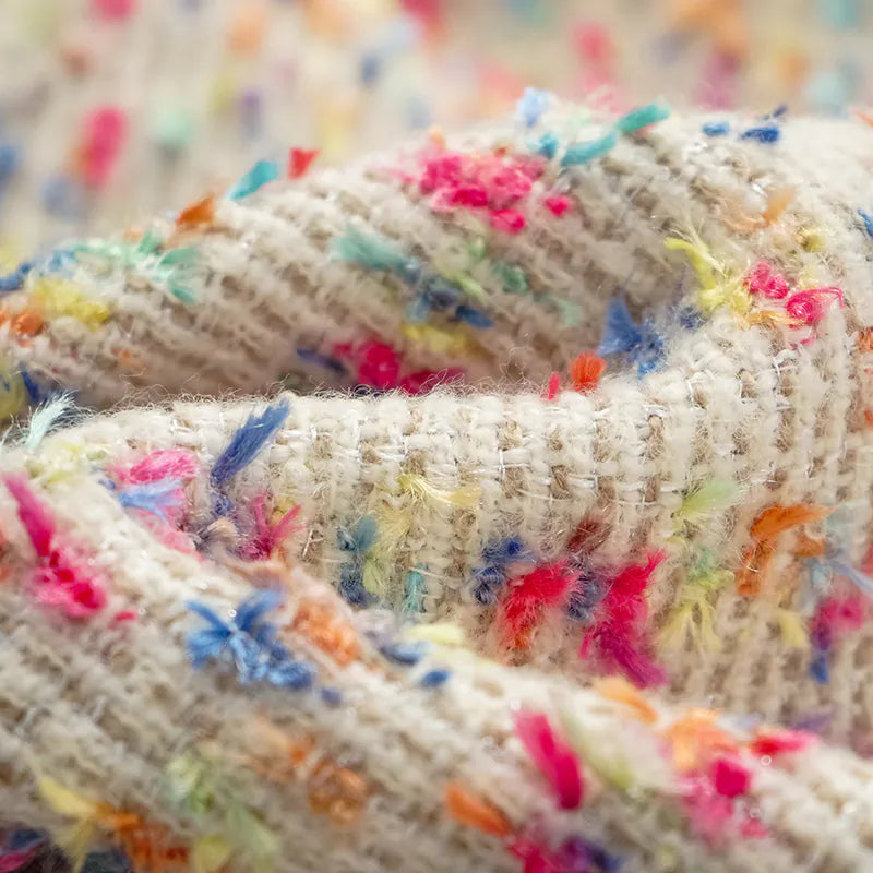 “Tokyo Hours” 花呢休閒大翻領上衣—白多彩