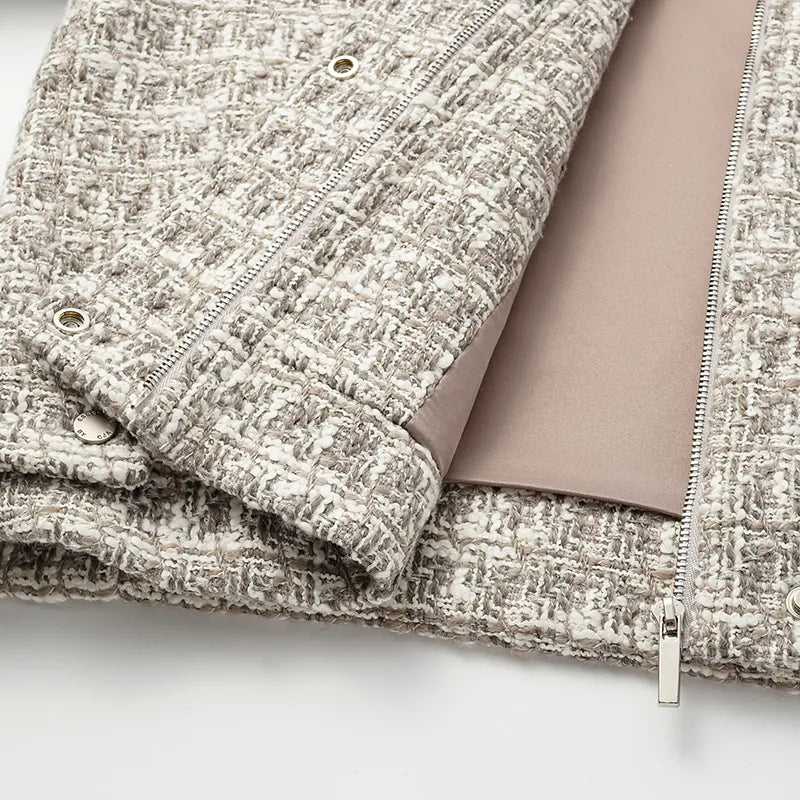 “Weekend at Monaco.” Tweed casual jacket—Grey Check 