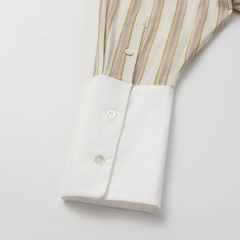 "Westminster Weekdays" 義大利立體刺繡工藝面料Oversized襯衫