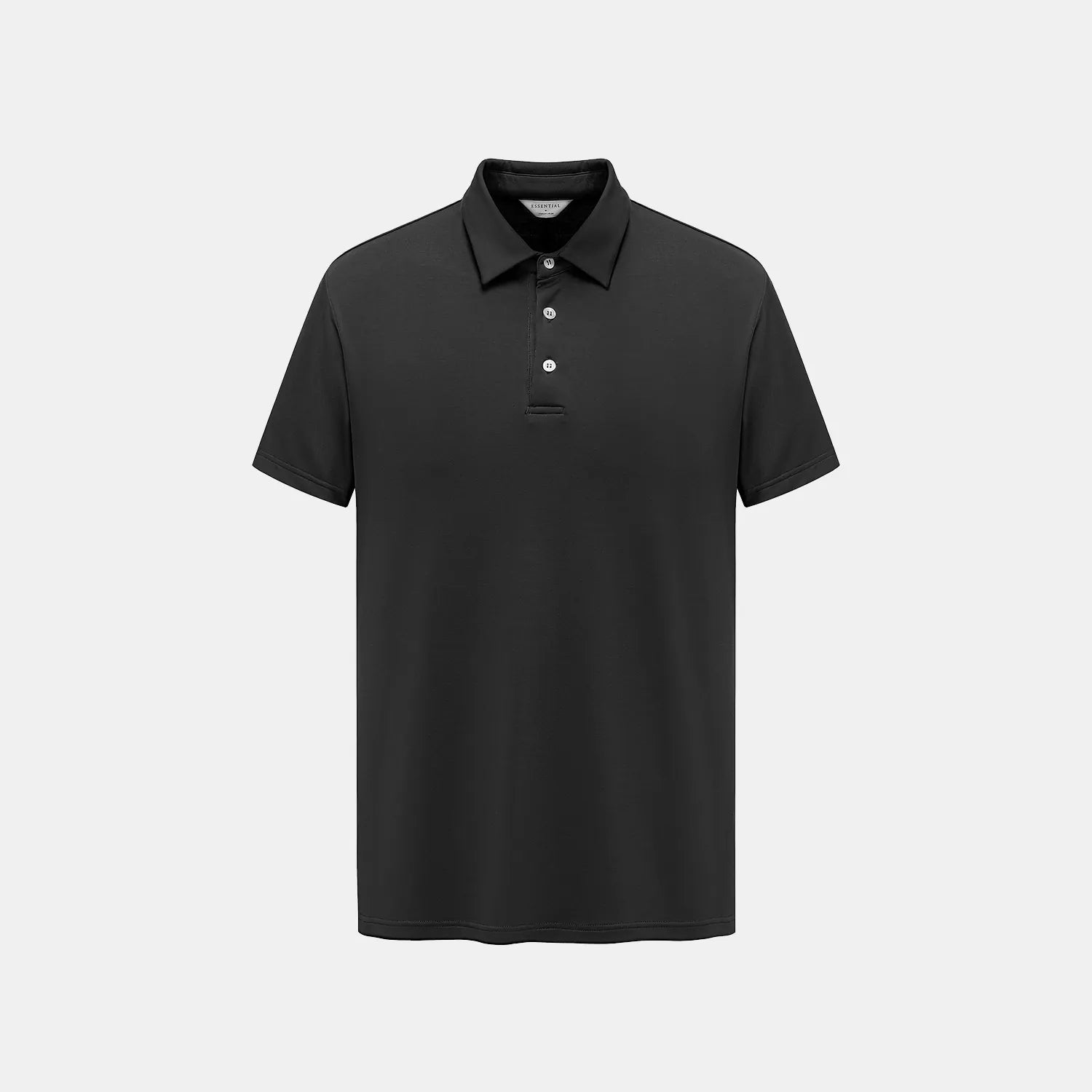 【男士系列】 “精緻日常” 超柔莫代爾POLO衫— 黑