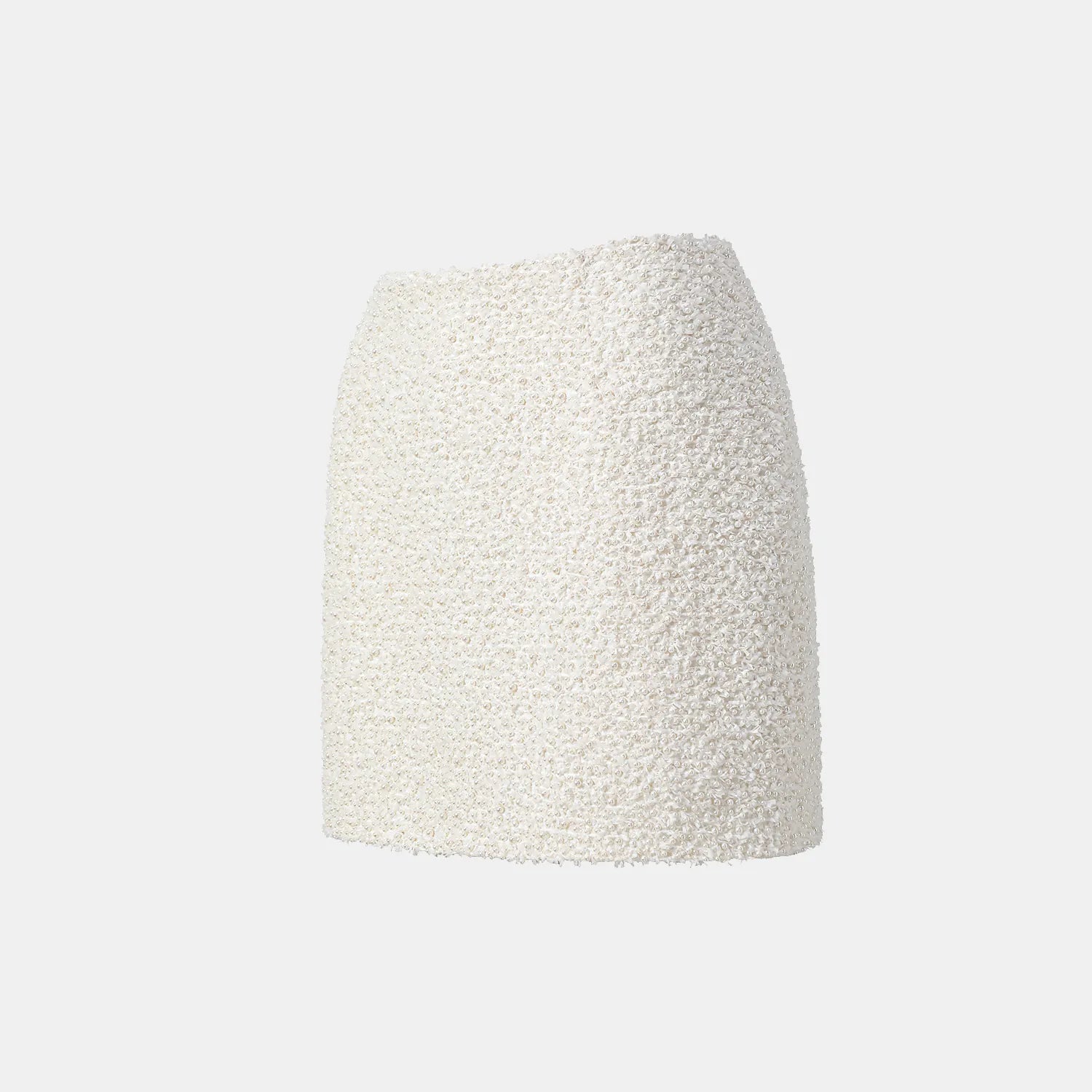 “Great Gatsby” Ruffo Coli 高級訂製手工珍珠面料褲裙—白色