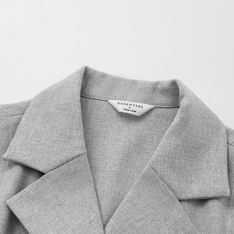 “Essential Golf Collection” 科技面料休閒無袖運動上衣— 灰