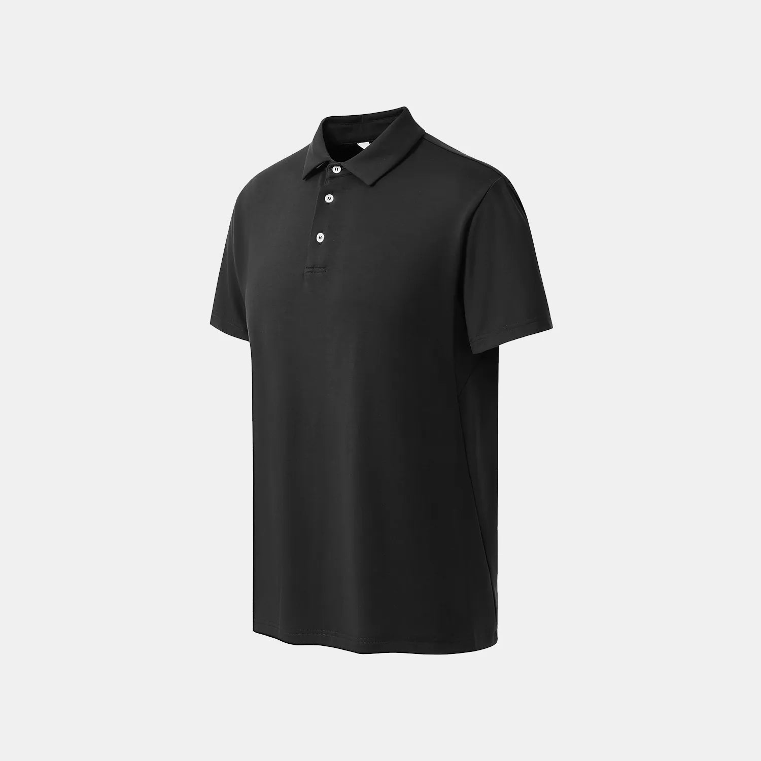 【男士系列】 “精緻日常” 超柔莫代爾POLO衫— 黑