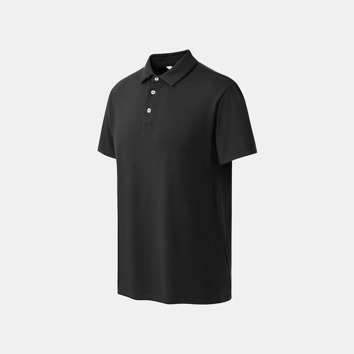 【男士系列】 “精緻日常” 超柔莫代爾POLO衫— 黑