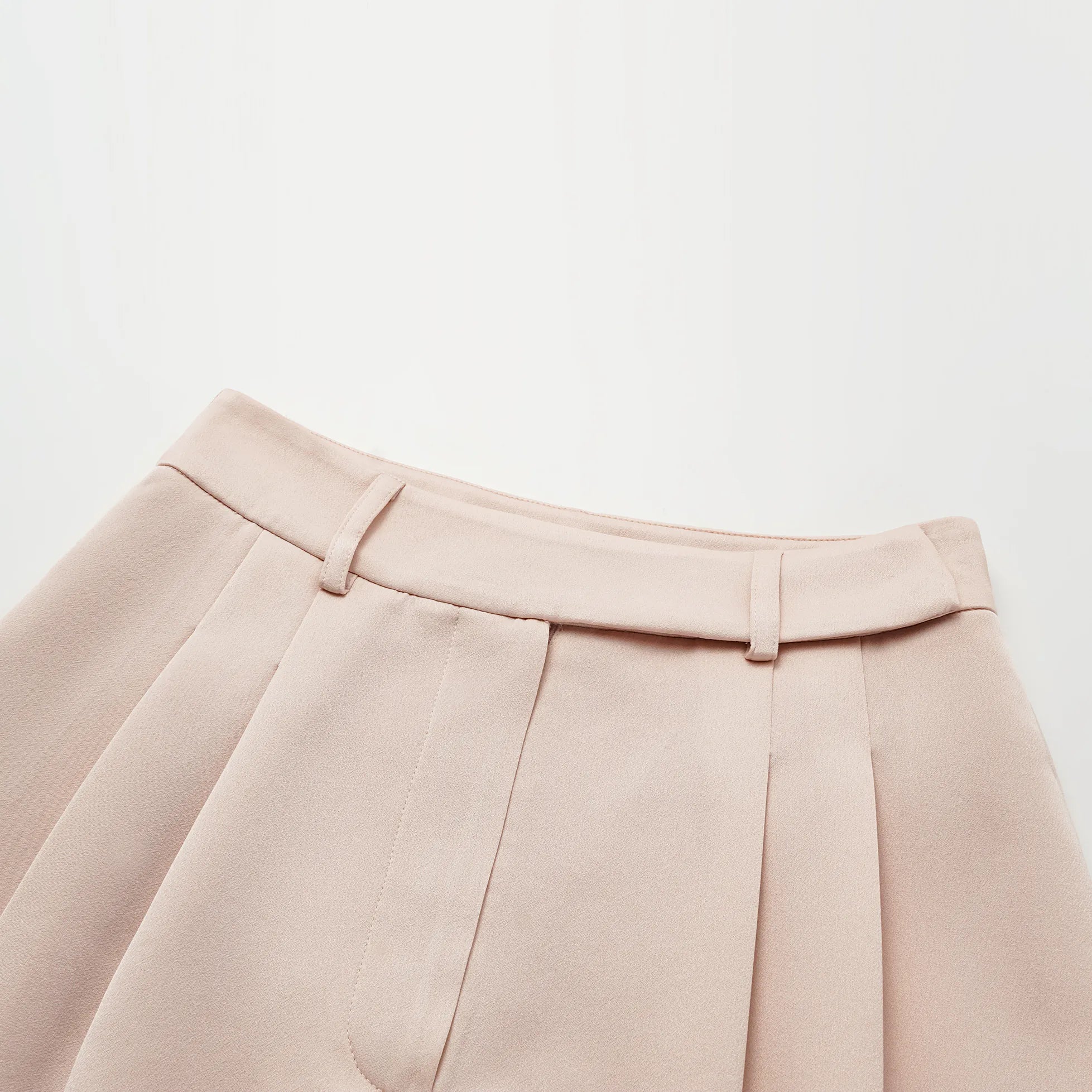 "Speak Sleek." 醋酸短褲—Pink