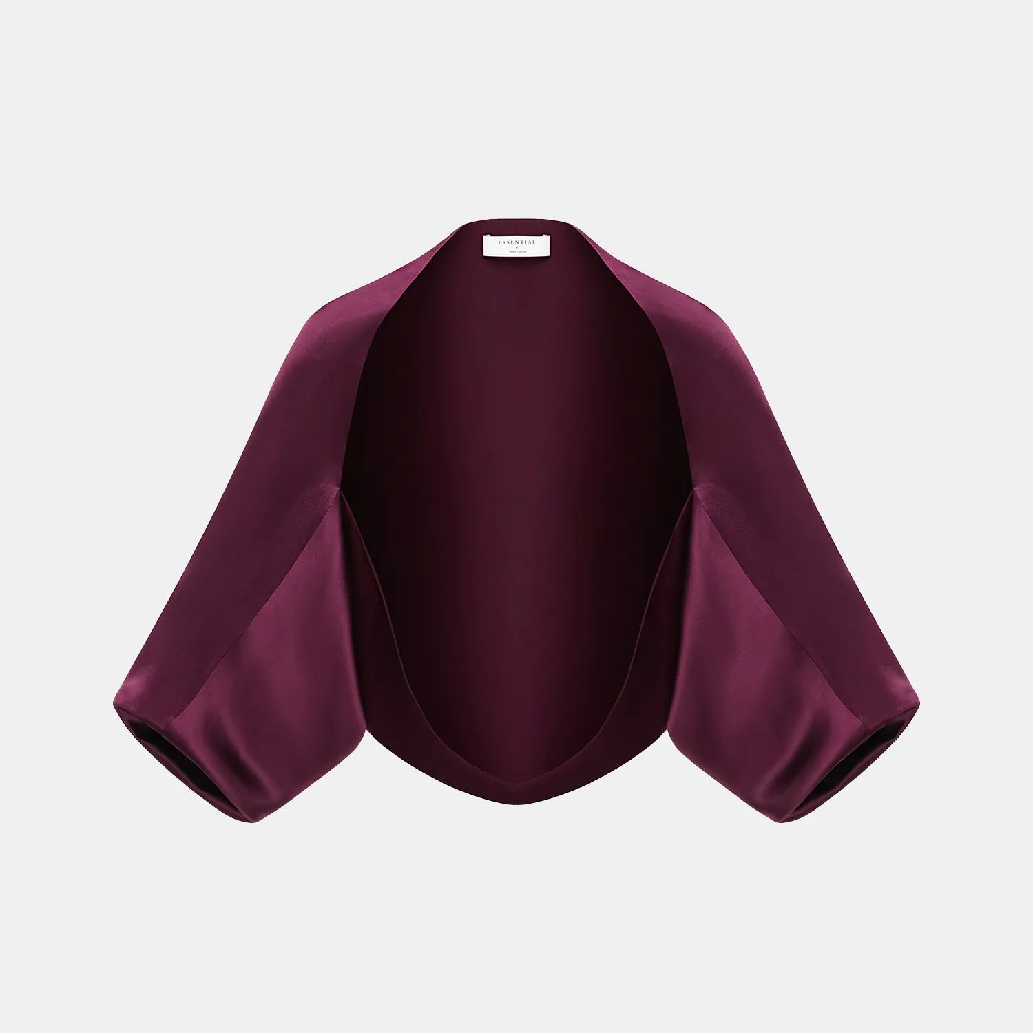 "Summer Diary" acetate shawl - grape purple 