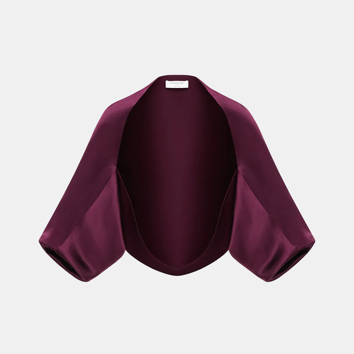 "Summer Diary" acetate shawl - grape purple 