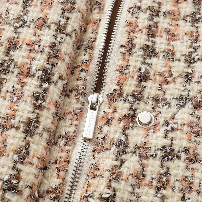 “Weekend at Monaco.” Tweed casual jacket—Brown Check 