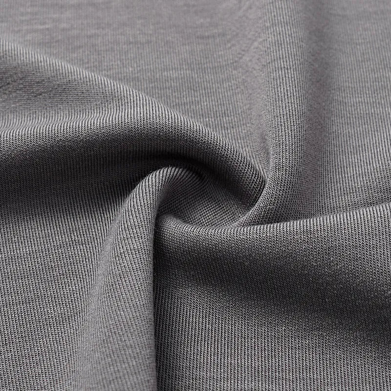 "Exquisite Daily" Ultra Soft Modal Vest/Straight Leg Pants Set - Gray 