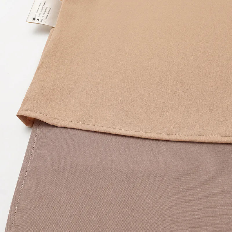 "Easy-Go Chic" 醋酸背心連身裙— N0.2 茶金