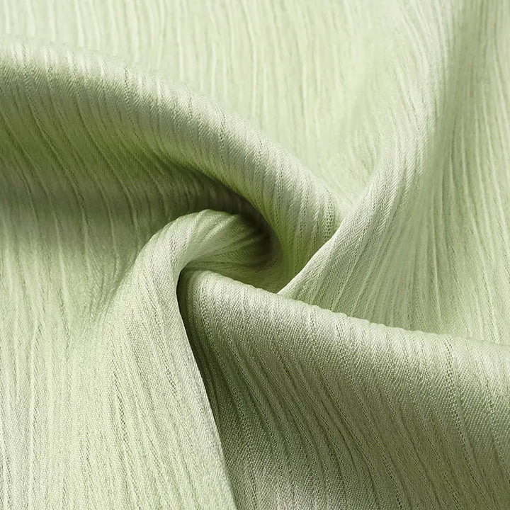 “Easy Go Chic” 韓國壓褶工藝面料背心— 氣泡綠