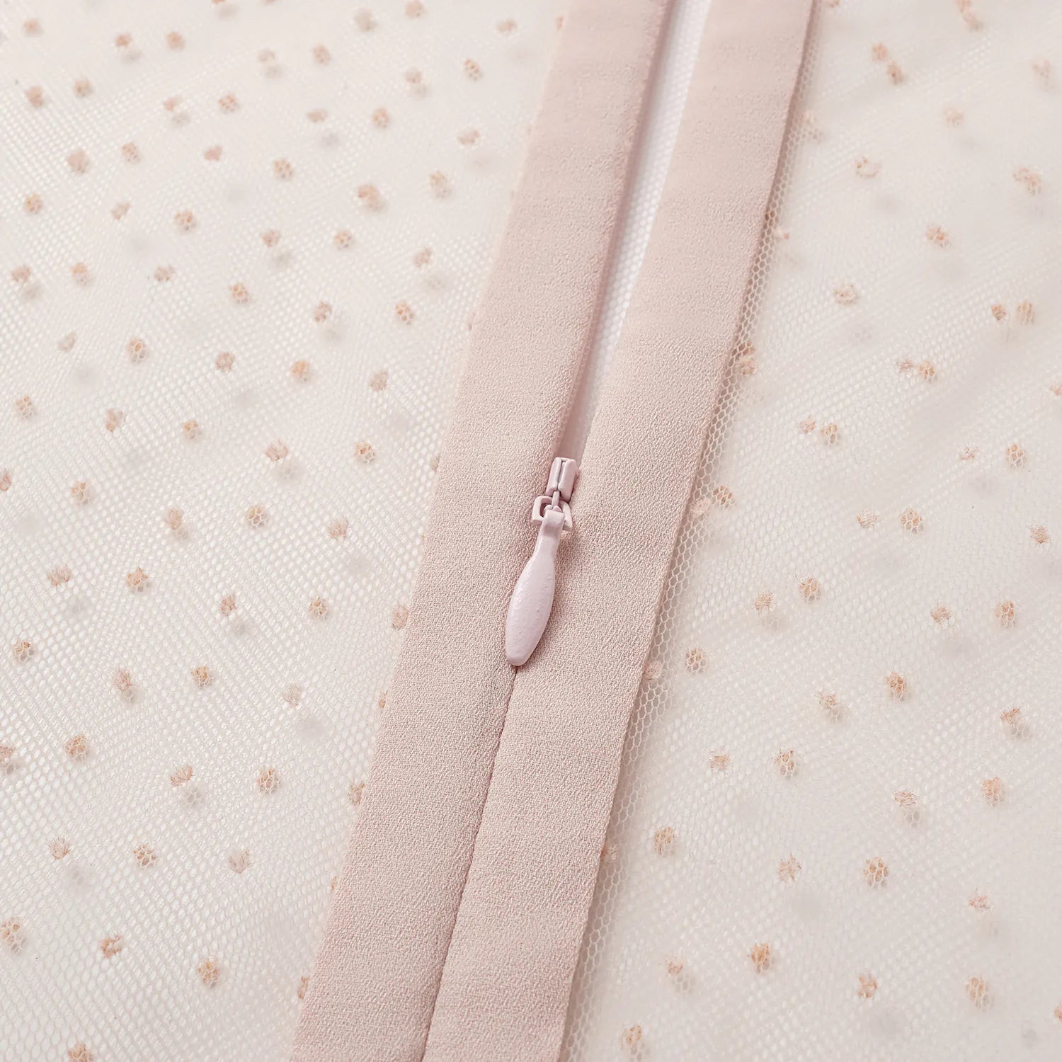 “Summer Diary”意大利薄紗上衣—Pink dot