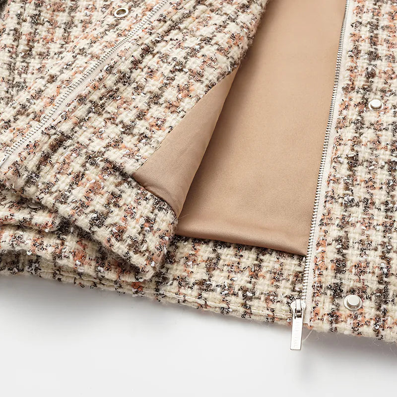 “Weekend at Monaco.” Tweed casual jacket—Brown Check 