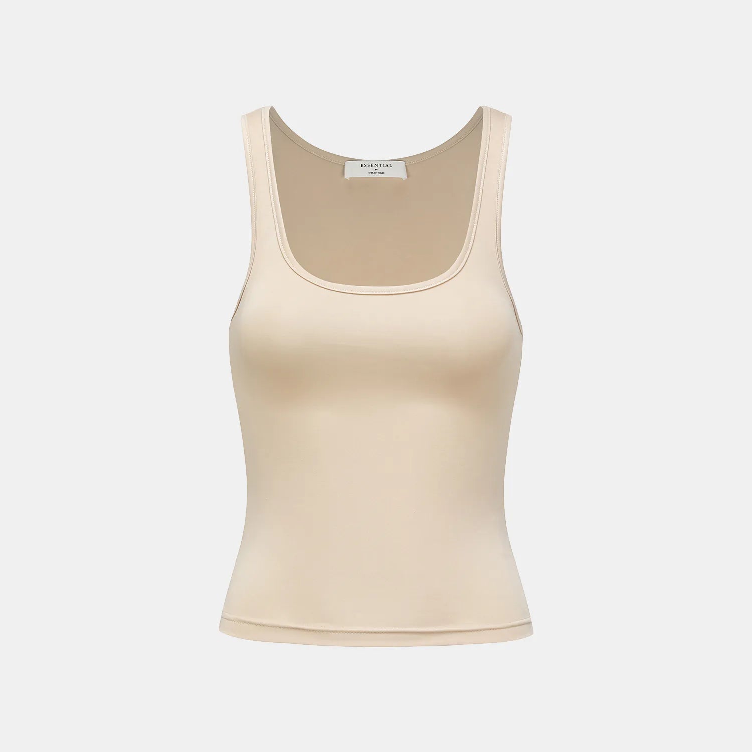 “精緻日常” 超柔莫代爾背心/直腿褲套裝— 裸