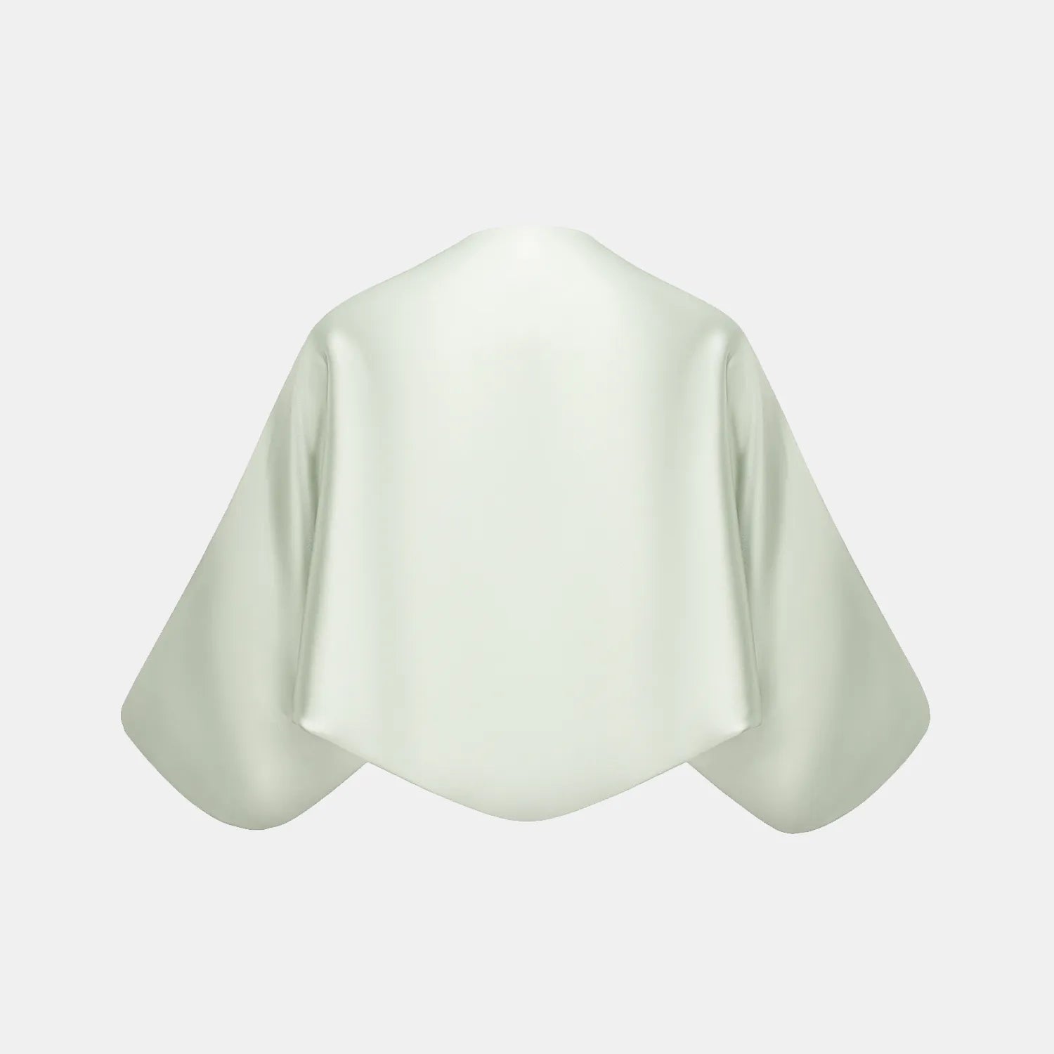 "Summer Diary" acetate shawl — mint green 