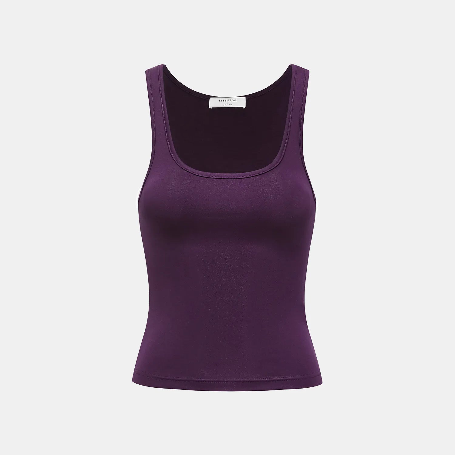 “精緻日常” 超柔莫代爾背心/直腿褲套裝— 葡萄紫