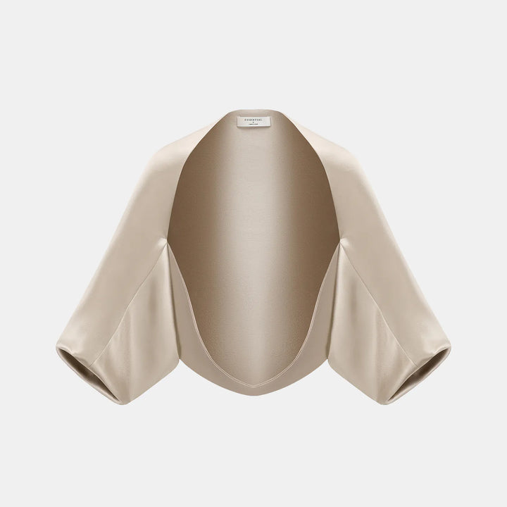 "Summer Diary" Acetate Shawl - Matt Gold 