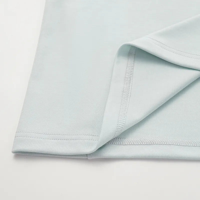 【男士系列】 “精緻日常” 超柔莫代爾POLO衫— 天藍