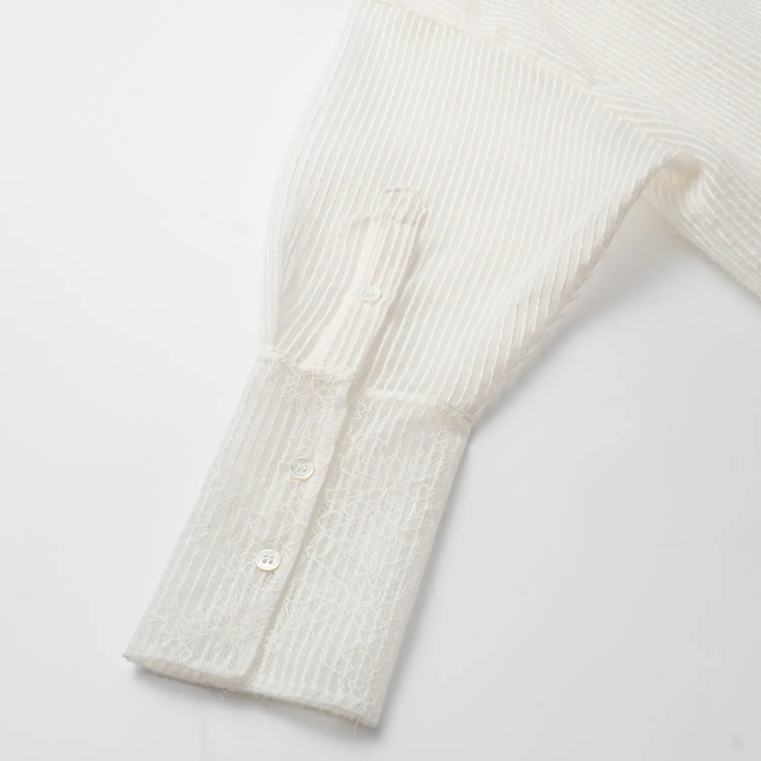 "Weekend at Monaco." 提花蕾絲Oversized襯衫