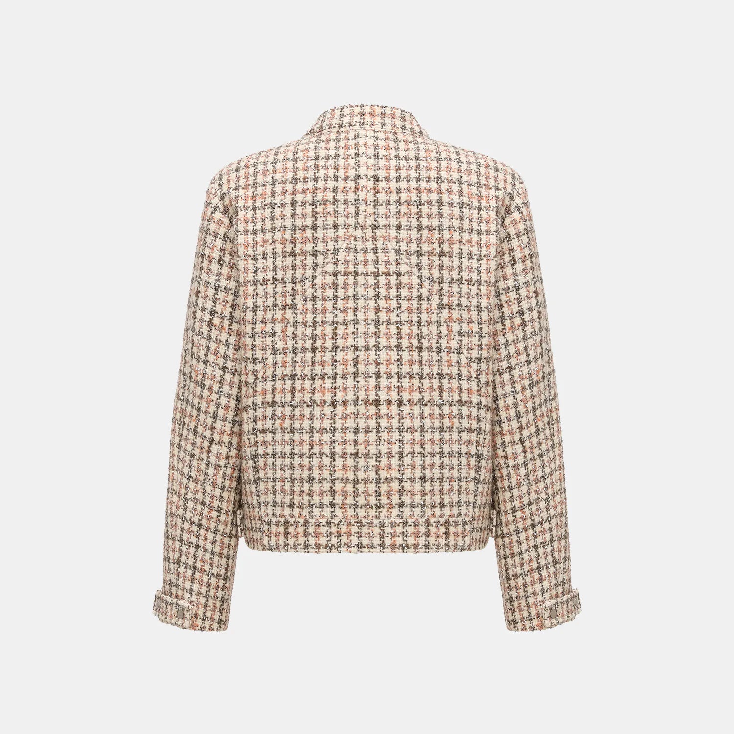 “Weekend at Monaco.” Tweed casual jacket—Brown Check 