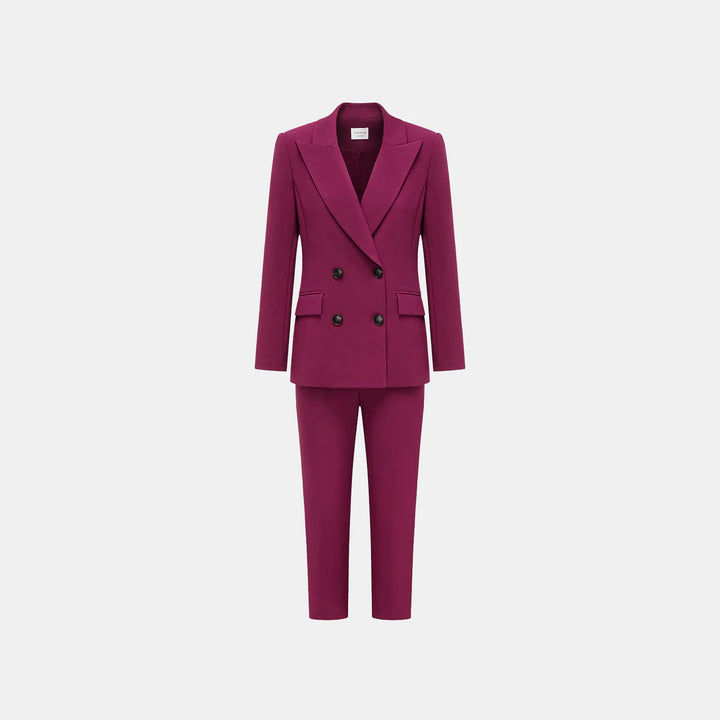 "Westminster Weekdays" Luxe Hemp Acetate Cropped Pants - Saignée 