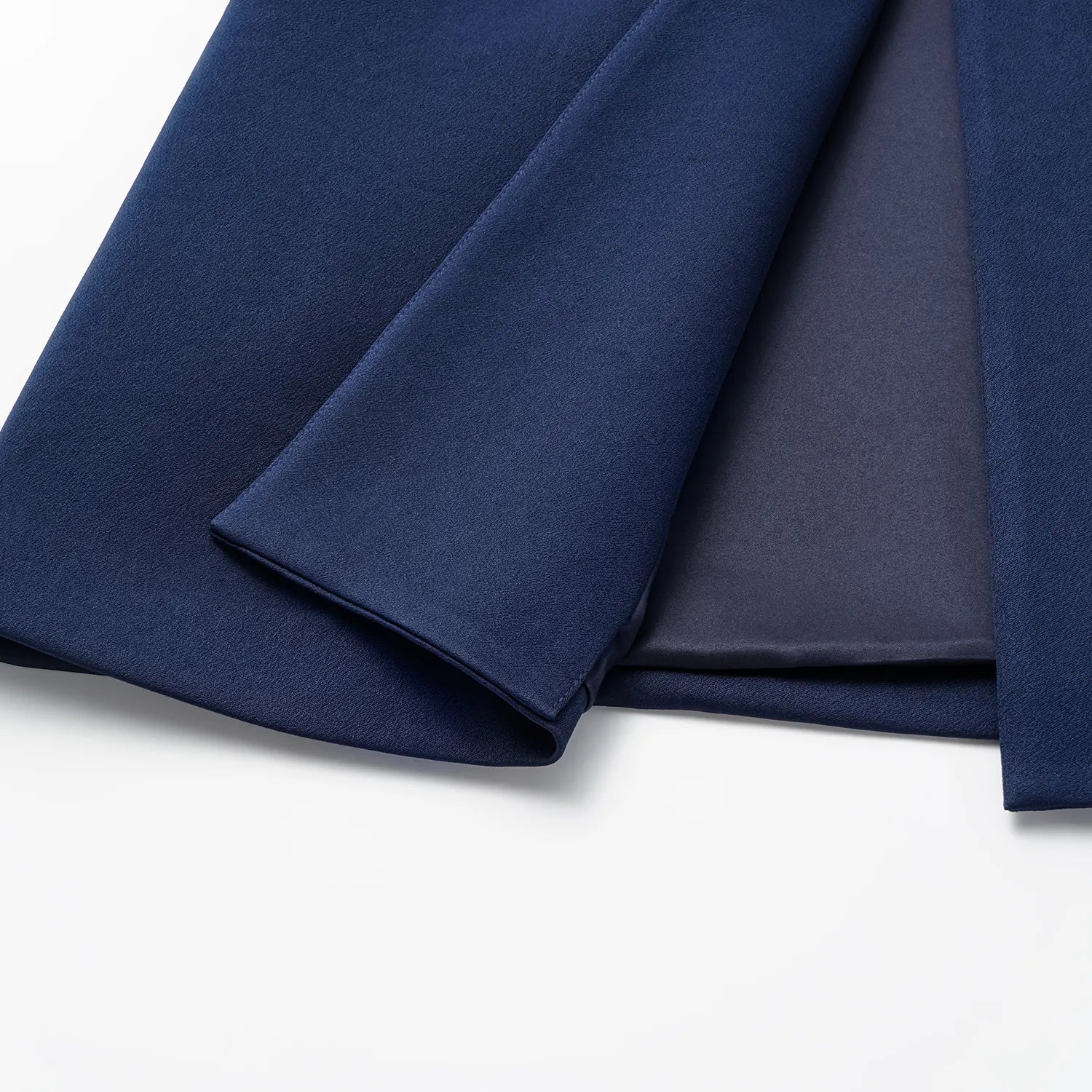 "Speak Sleek."  醋酸雙排扣西裝外套—Indigo