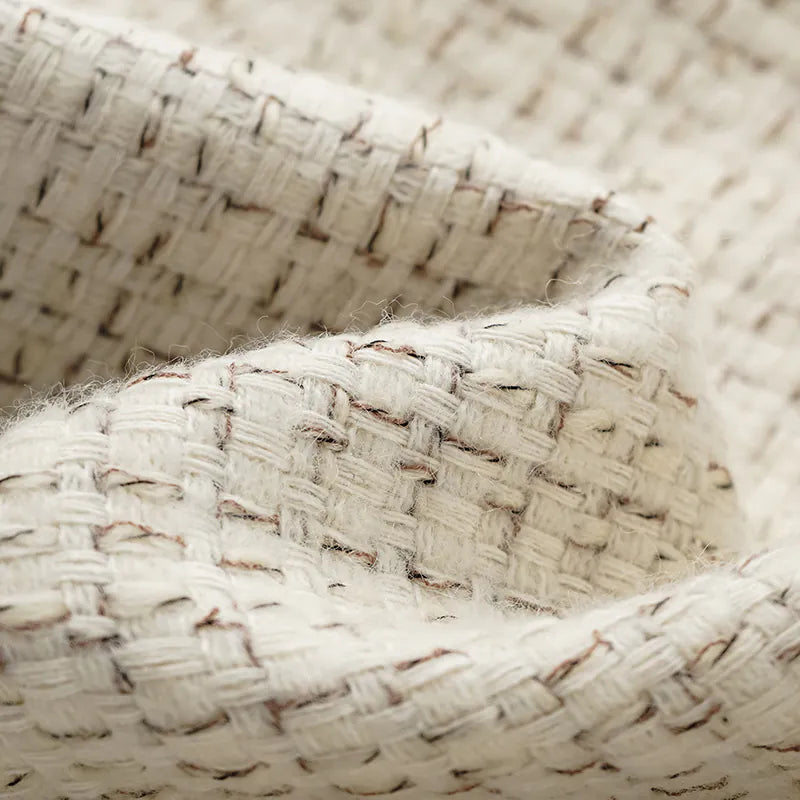 “午後洛杉磯” 花呢棒球外套—米白