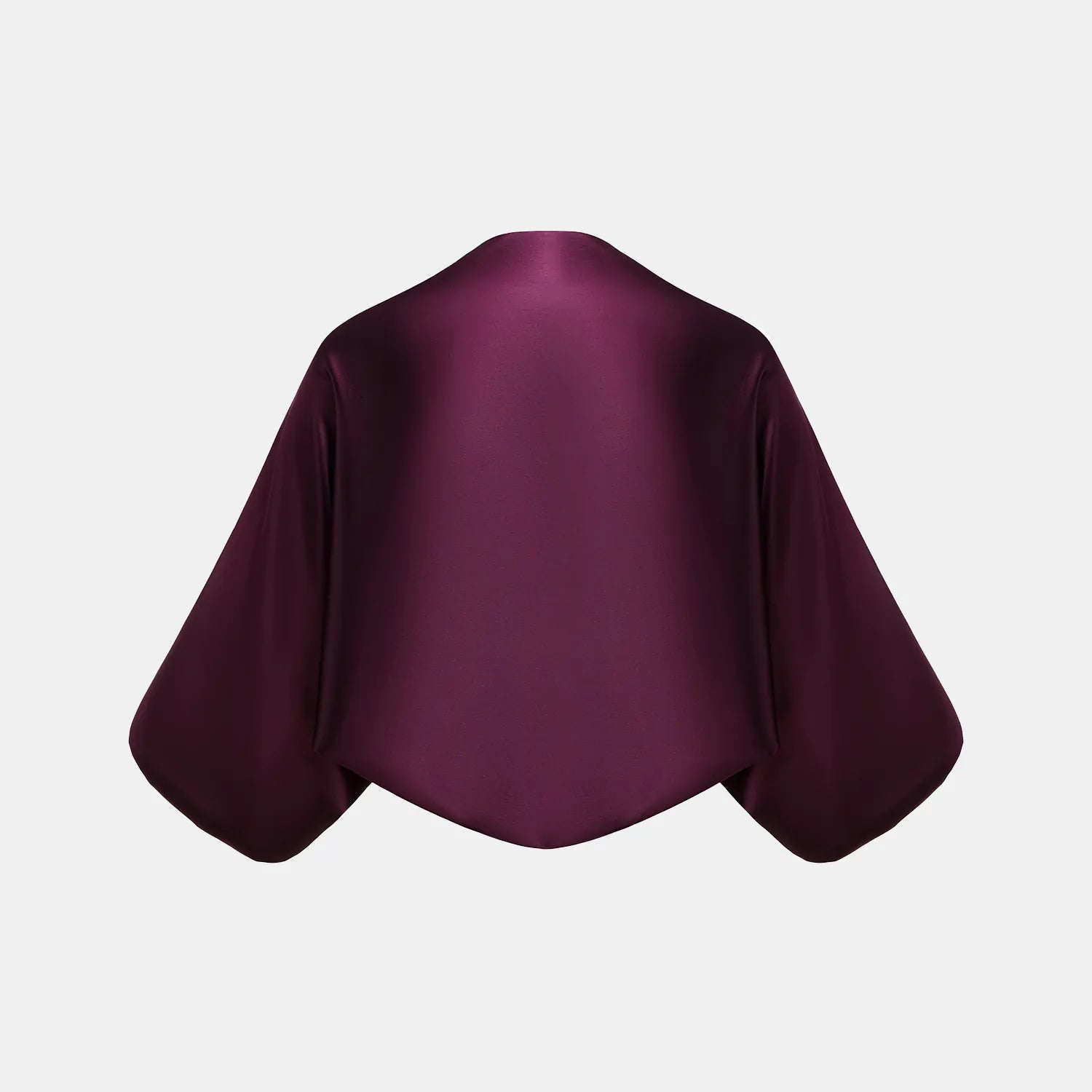 "Summer Diary" acetate shawl - grape purple 