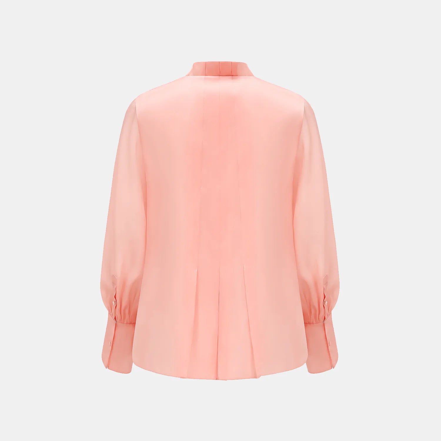 "慵倚春意" 真絲歐根緞立體剪裁國風罩衫— 落日熔金粉