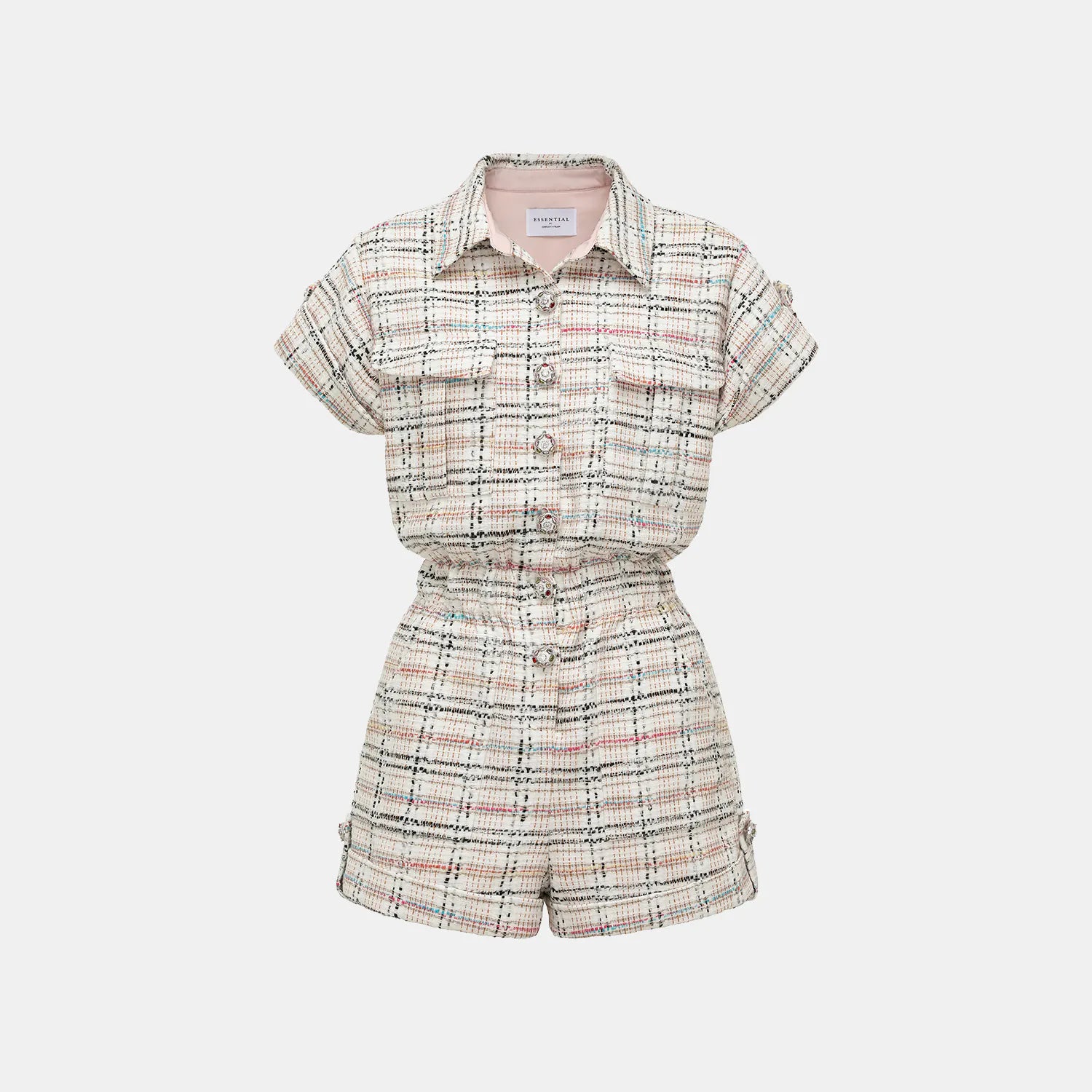 “午後洛杉磯”花呢連身褲—Waffle Party