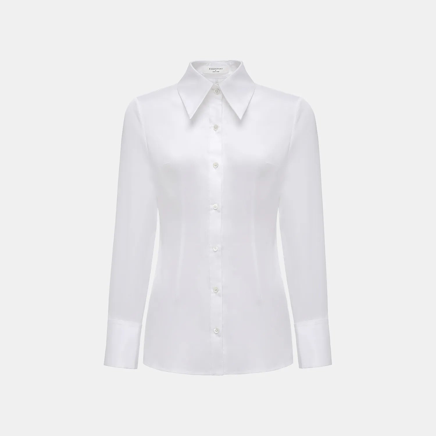 “Speak Sleek.” 瑞士製純棉鑽石剪裁合身襯衫