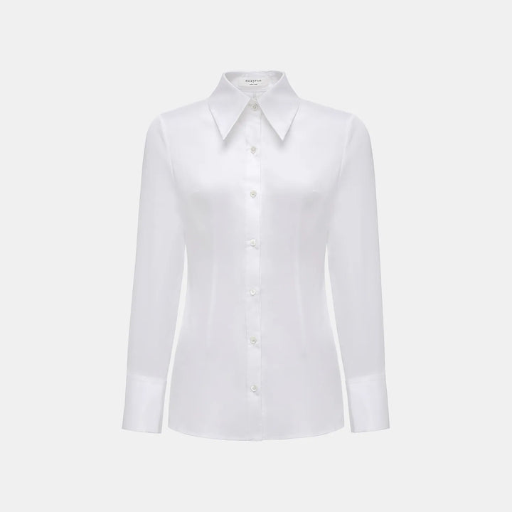 “Speak Sleek.” 瑞士製純棉鑽石剪裁合身襯衫