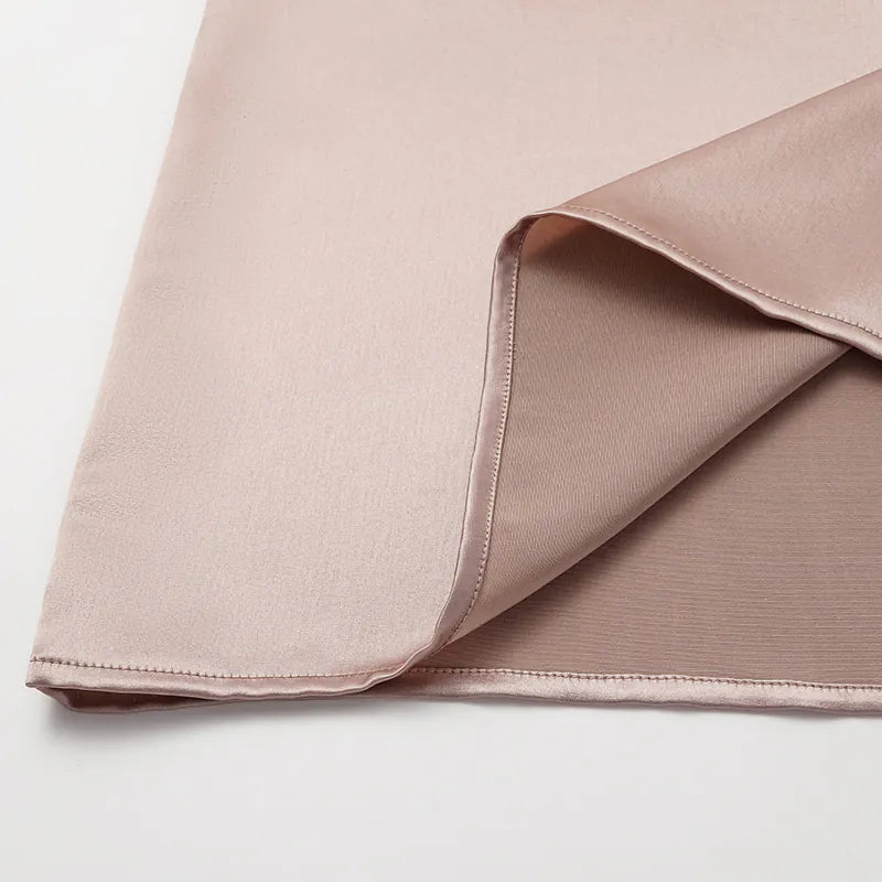 "Easy-Go Chic" 醋酸背心連身裙— N0.2 茶金