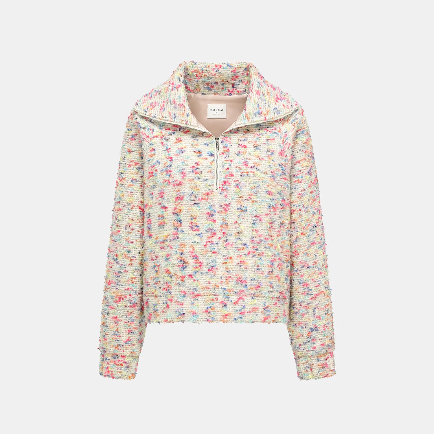 “Tokyo Hours” 花呢休閒大翻領上衣—白多彩