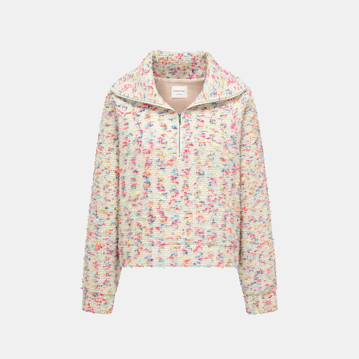 “Tokyo Hours” 花呢休閒大翻領上衣—白多彩