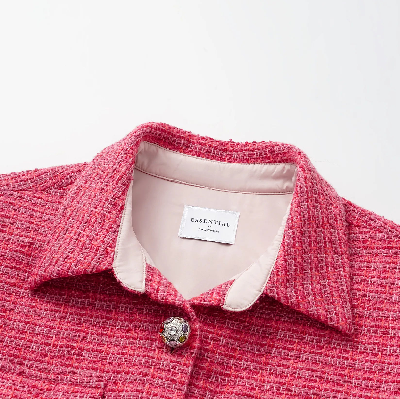 “午後洛杉磯”花呢連身褲—Rasberry Sorbet