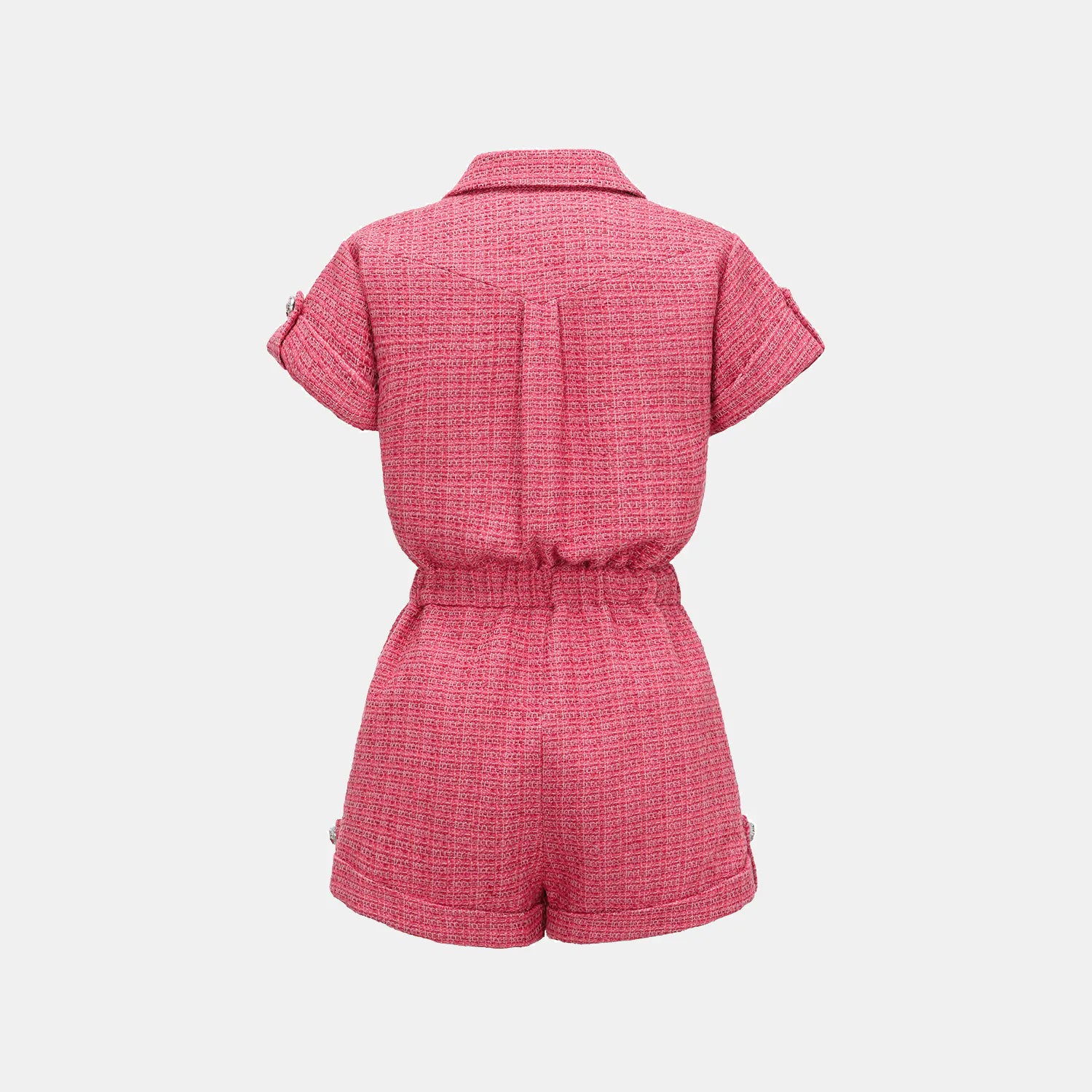 “午後洛杉磯”花呢連身褲—Rasberry Sorbet