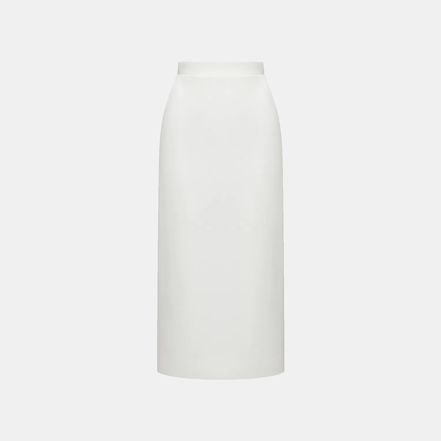 "Speak Sleek."  醋酸鉛筆裙—White