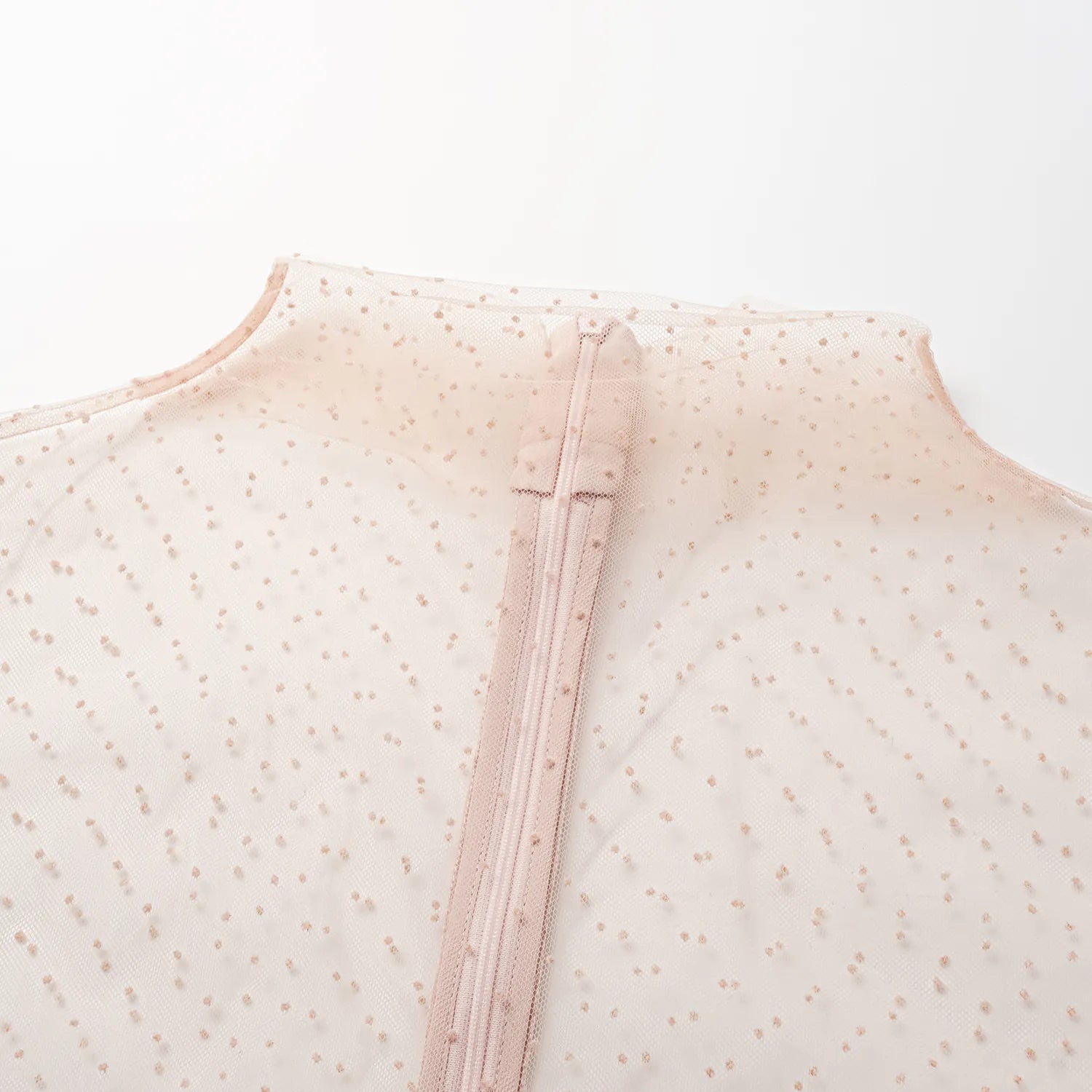 “Summer Diary”意大利薄紗上衣—Pink dot