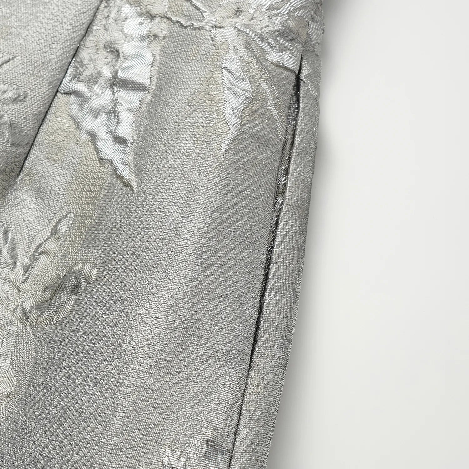 “Imperial Garden Gala“ 義大利提花國風洋裝 — 銀