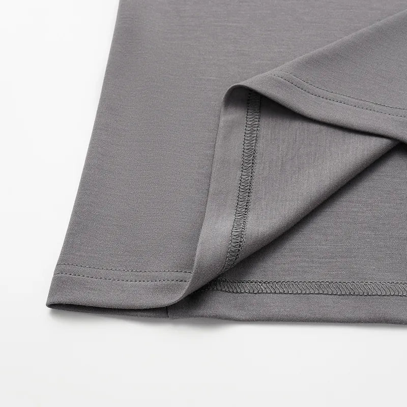 【男士系列】 “精緻日常” 超柔莫代爾POLO衫— 灰