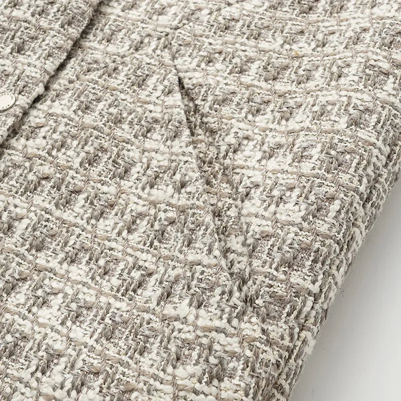 “Weekend at Monaco.” Tweed casual jacket—Grey Check 