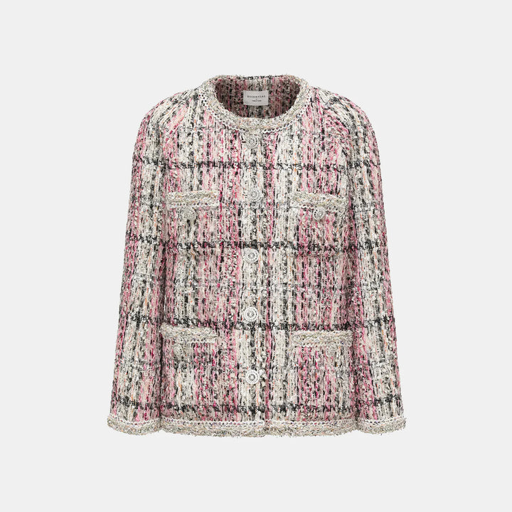 “Brunch at Ritz” tweed jacket—Ispahan 