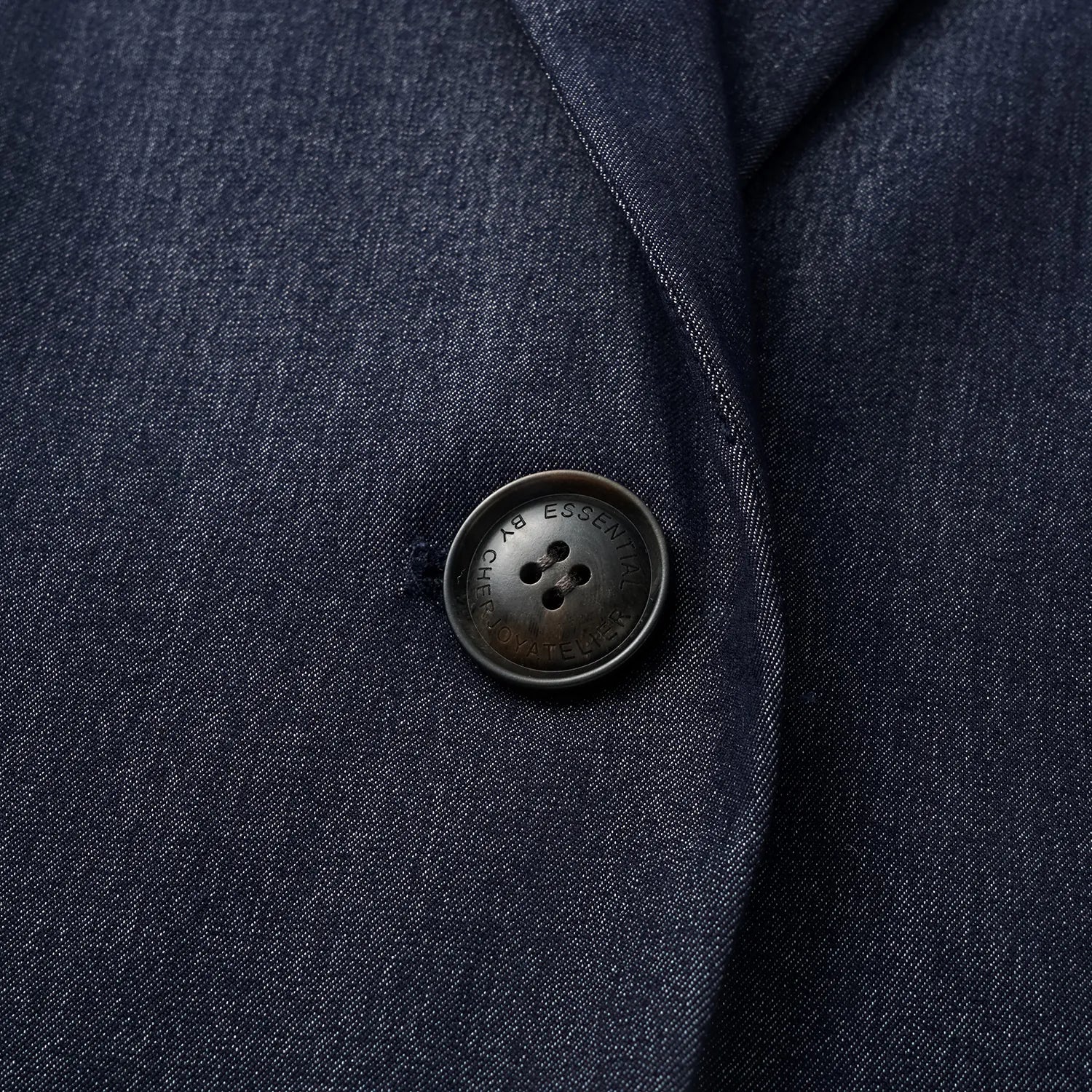 "Speak Sleek." 義大利肌理面料oversized西裝外套—Denim